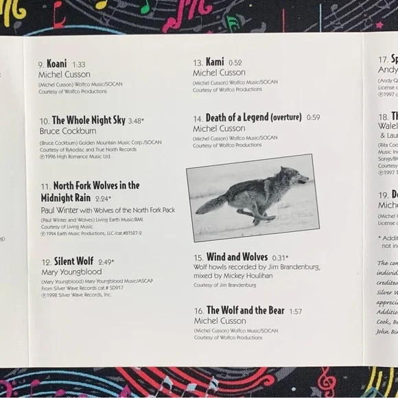 Wolves Soundtrack CD. - Picture 7 of 11